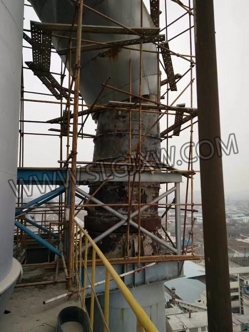  水泥厂预热器膨胀节维修工程